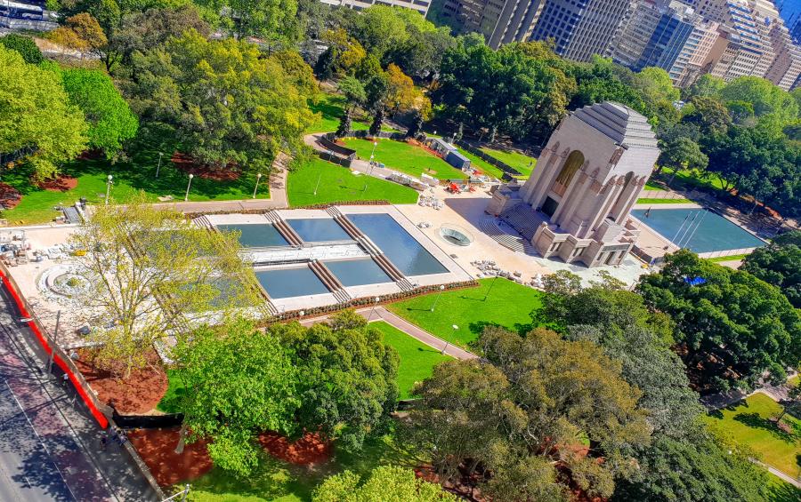 View of the Memorial from the south east - photograph courtesy Scott Nolan