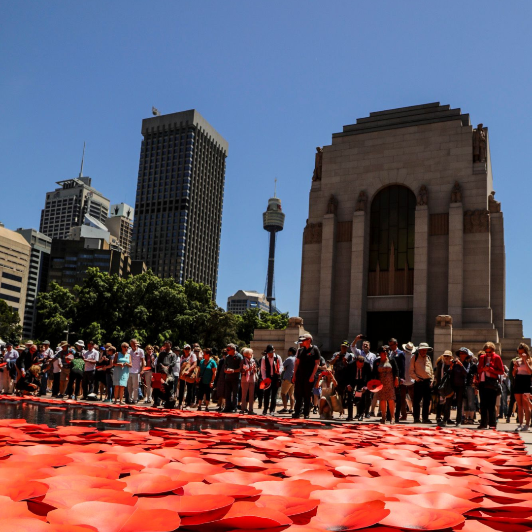 Anzac Memorial on Remembrance Day