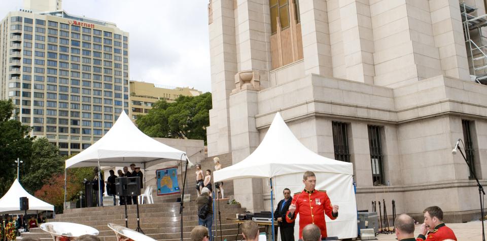 Indigenous Veterans Commemoration Service 2009 - Photo by Rob Tuckwell